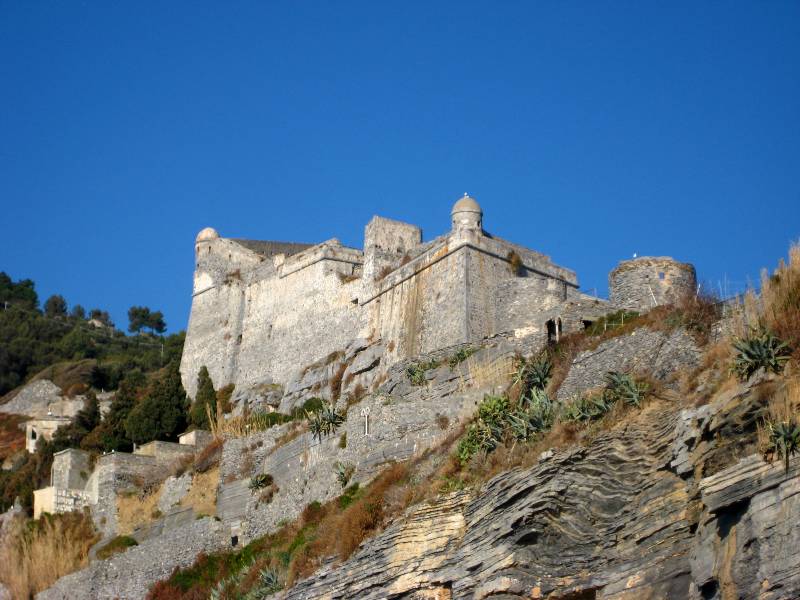 The castle of Portovenere