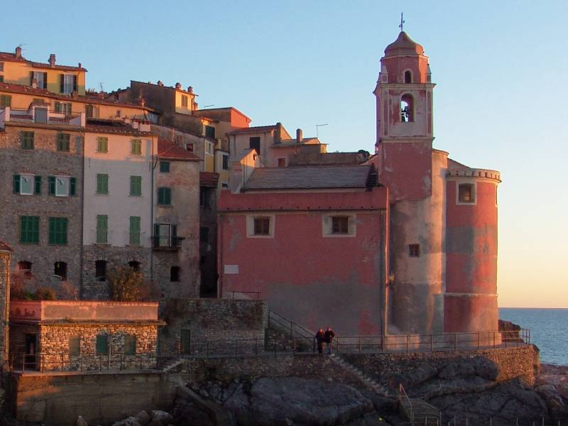 The church of San Giorgio of Tellaro